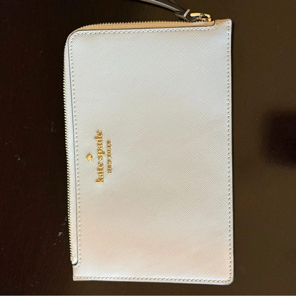 Kate Spade Cream Wrist Wallet